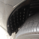 Cleaned and dressed wheel arches.